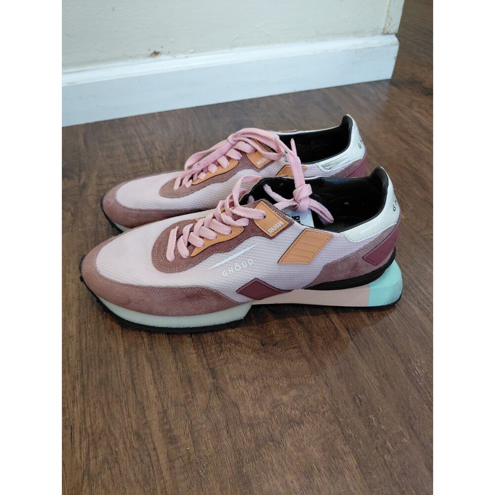 GHOUD RUSH Women Size 41 Sneaker  Calf Leather Suede Multicolor